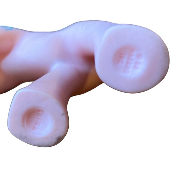 Vintage 1984 My Little Pony Flutterbye Pegasus Yellow Hair Pink Body Figurine - Picture 2 of 13